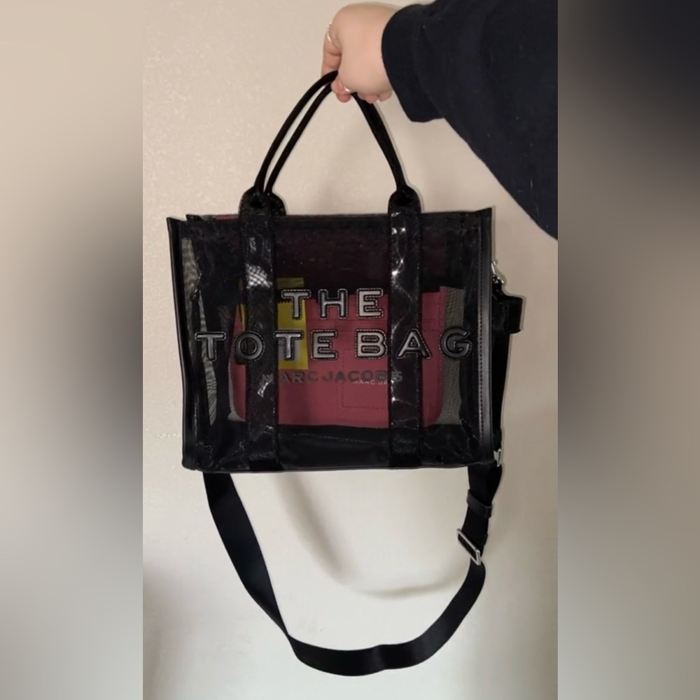 Marc Jacobs The Medium Mesh Tote 🩷🖤🩷🖤🩷 (NEW)